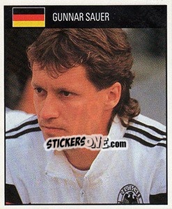 Sticker Gunnar Sauer - World Cup 1990 - Orbis