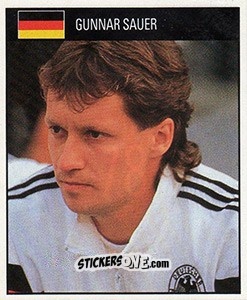 Cromo Gunnar Sauer - World Cup 1990 n. 78 - Orbis