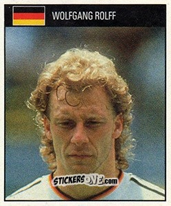 Cromo Wolfgang Rolff - World Cup 1990 - Orbis