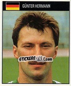 Cromo Günter Hermann - World Cup 1990 - Orbis