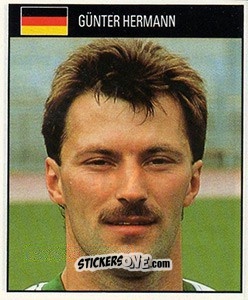 Cromo Günter Hermann - World Cup 1990 n. 82 - Orbis
