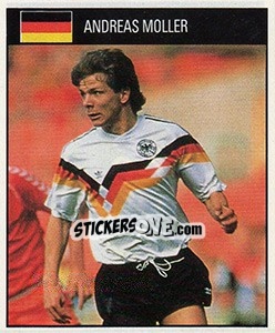 Cromo Andreas Moller - World Cup 1990 - Orbis