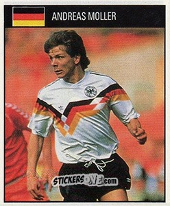 Sticker Andreas Moller - World Cup 1990 - Orbis