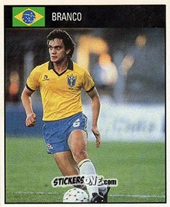 Cromo Branco - World Cup 1990 - Orbis