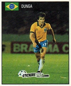 Cromo Dunga - World Cup 1990 - Orbis