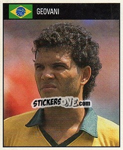 Sticker Geovani - World Cup 1990 - Orbis