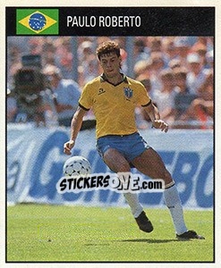 Cromo Paulo Roberto - World Cup 1990 - Orbis
