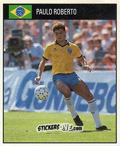 Figurina Paulo Roberto - World Cup 1990 n. 97 - Orbis