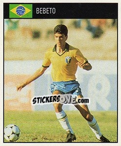 Sticker Bebeto - World Cup 1990 - Orbis