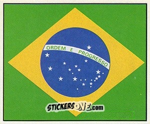 Sticker National Flag - World Cup 1990 n. 105 - Orbis