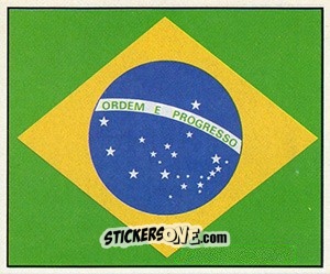 Sticker National Flag - World Cup 1990 - Orbis