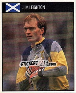 Sticker Jim Leighton - World Cup 1990 - Orbis