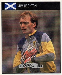 Cromo Jim Leighton - World Cup 1990 - Orbis