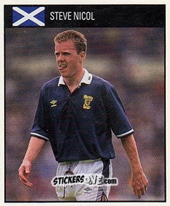 Cromo Steve Nicol - World Cup 1990 - Orbis