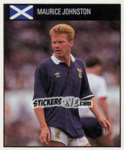 Sticker Maurice Johnston - World Cup 1990 - Orbis