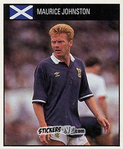 Sticker Maurice Johnston - World Cup 1990 - Orbis