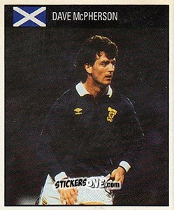 Cromo Dave Mc Pherson - World Cup 1990 - Orbis