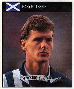 Cromo Gary Gillespie - World Cup 1990 - Orbis