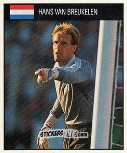 Figurina Hans Van Breukelen - World Cup 1990 n. 127 - Orbis