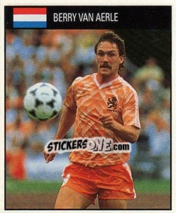 Cromo Berry Van Aerle - World Cup 1990 - Orbis