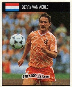 Sticker Berry Van Aerle - World Cup 1990 - Orbis