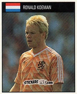 Sticker Ronald Koeman - World Cup 1990 n. 130 - Orbis