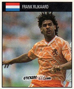 Sticker Frank Rijkaard - World Cup 1990 - Orbis