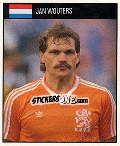Sticker Jan Wouters - World Cup 1990 - Orbis