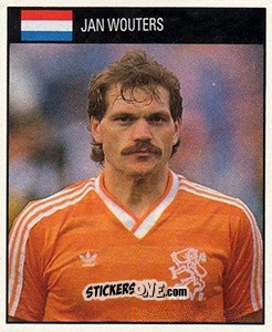 Sticker Jan Wouters - World Cup 1990 n. 132 - Orbis