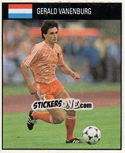 Sticker Gerald Vanenburg - World Cup 1990 - Orbis