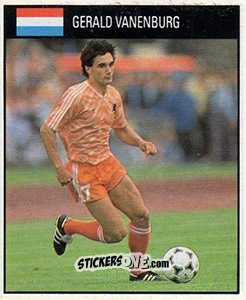 Sticker Gerald Vanenburg - World Cup 1990 - Orbis