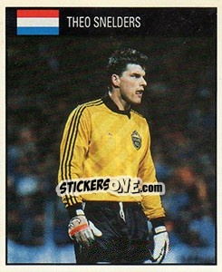 Cromo Theo Snelders - World Cup 1990 - Orbis