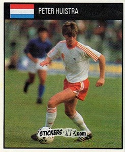 Figurina Peter Huistra - World Cup 1990 n. 142 - Orbis
