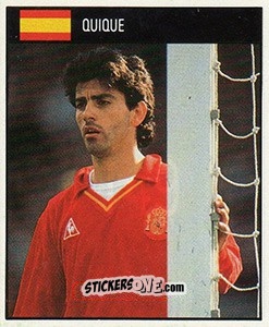 Sticker Quique - World Cup 1990 - Orbis