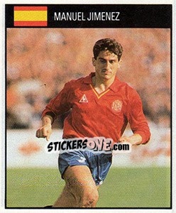 Cromo Manuel Jimenez - World Cup 1990 - Orbis