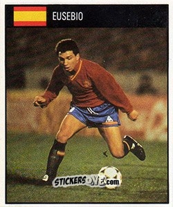 Sticker Eusebio - World Cup 1990 n. 155 - Orbis