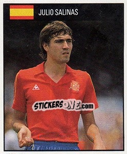 Cromo Julio Salinas - World Cup 1990 - Orbis
