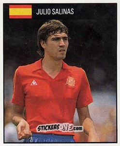 Sticker Julio Salinas - World Cup 1990 n. 158 - Orbis