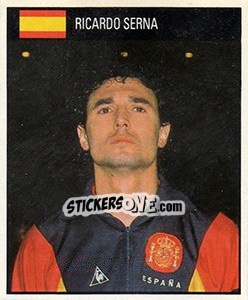 Cromo Ricardo Serna - World Cup 1990 - Orbis