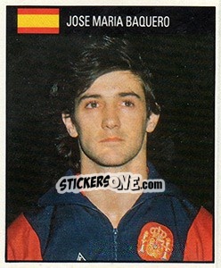 Cromo Jose Maria Baquero - World Cup 1990 - Orbis