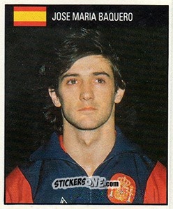 Sticker Jose Maria Baquero - World Cup 1990 - Orbis