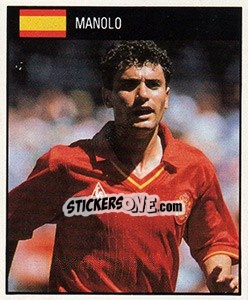 Sticker Manolo - World Cup 1990 - Orbis