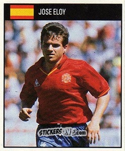 Sticker Jose Eloy - World Cup 1990 - Orbis