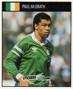 Cromo Paul McGrath - World Cup 1990 - Orbis