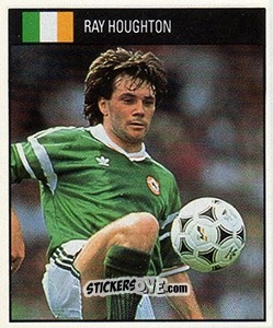 Figurina Ray Houghton - World Cup 1990 n. 175 - Orbis