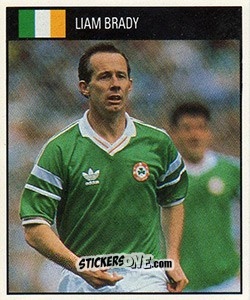 Sticker Liam Brady - World Cup 1990 n. 176 - Orbis