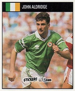 Sticker John Aldridge - World Cup 1990 - Orbis