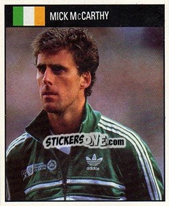 Cromo Mick McCarthy - World Cup 1990 - Orbis