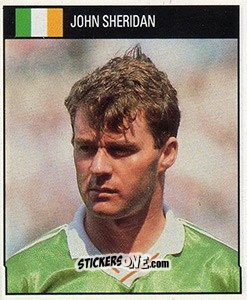 Cromo John Sheridan - World Cup 1990 - Orbis