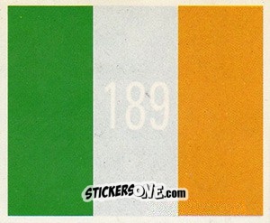 Sticker National Flag - World Cup 1990 n. 189 - Orbis